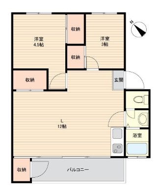 多摩川住宅　ハの２号棟