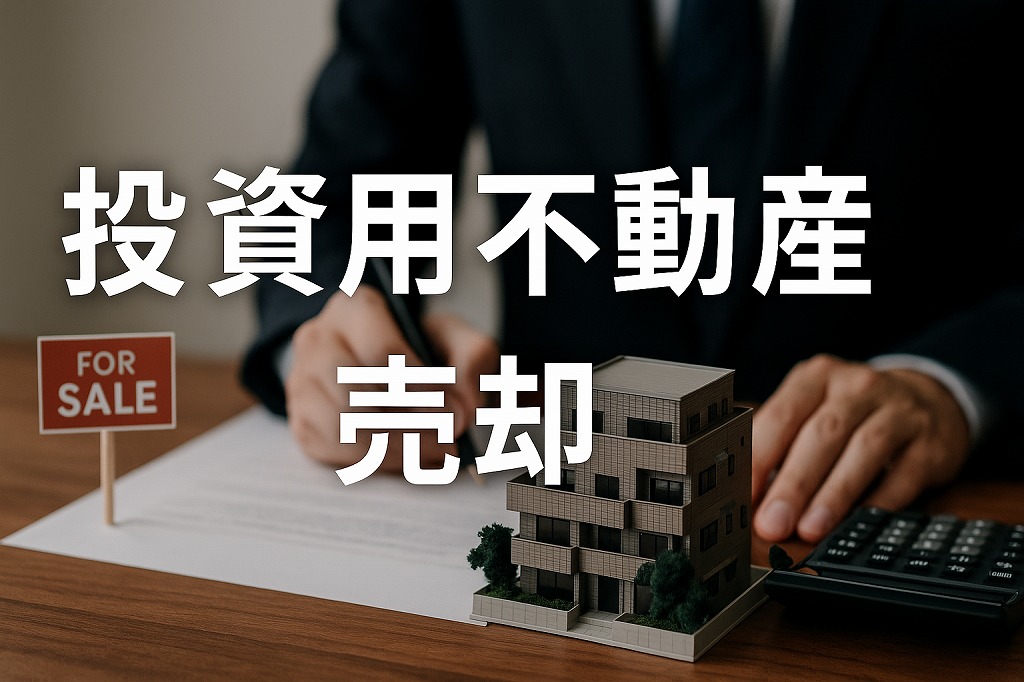 投資用不動産の売却判断を検討するイメージ