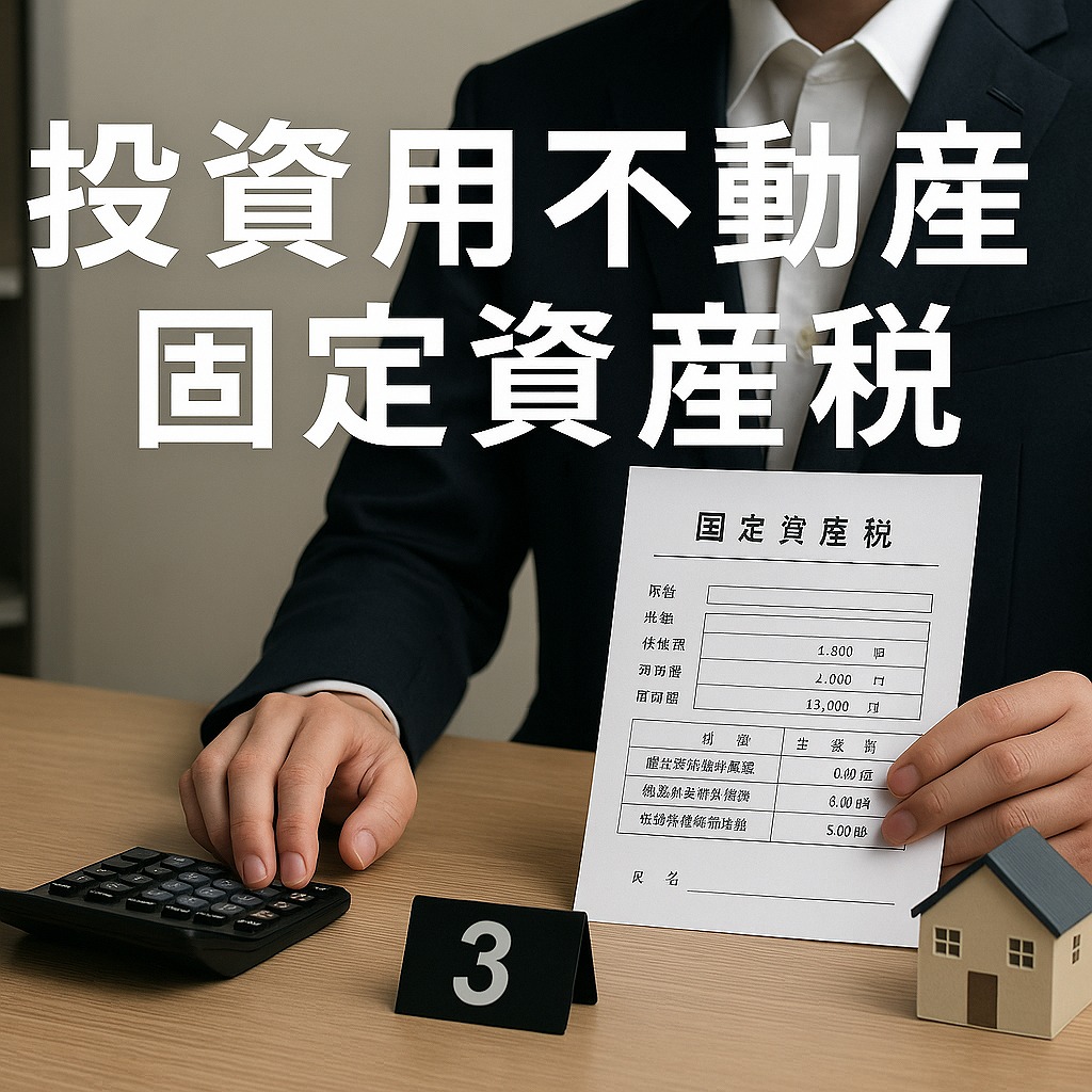 不動産投資の固定資産税を検討するイメージ