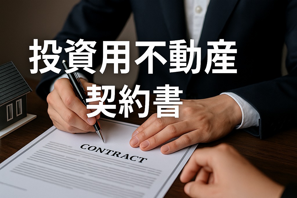 投資用不動産の売買契約を検討するイメージ