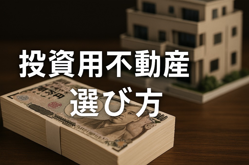 投資用不動産を比較検討するイメージ